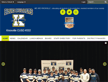 Tablet Screenshot of bluebullets.org
